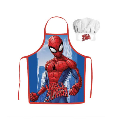 tablier web Set tablier+toque SPIDERMAN Web Slinger – Image 1