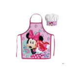 Set tablier + toque MINNIE (rose)