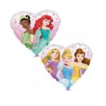 Ballon aluminium coeur PRINCESSES DISNEY 43cm