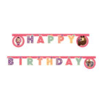 Guirlande décorative "Happy Birthday" MACHA ET MICHKA Sweet Heart
