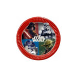 8 assiettes à jeter STARWARS (20cm)