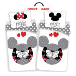 Parure housse de couette + taie Mickey&Minnie "IN LOVE"