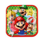 8 assiettes à jeter SUPER MARIO (18cm)