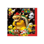 20 serviettes à jeter SUPER MARIO