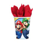8 timbales à jeter SUPER MARIO