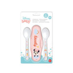 Set de 2 couverts+étui MINNIE BEBE