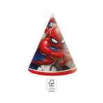 6 chapeaux de fête SPIDERMAN Crime Fighter