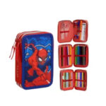 Trousse garnie 3 compartiments SPIDERMAN