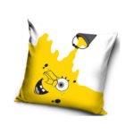 Housse de coussin BOB L'EPONGE (blanc-jaune)