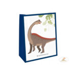 4 sacs en papier DINOSAURE