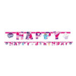Guirlande décorative Happy Birthday MY LITTLE PONY (237cm)