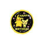 Ballon aluminium Happy Birthday Pikachu POKEMON