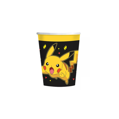 timbale pikachu 8 timbales à jeter Pikachu POKEMON – Image 1