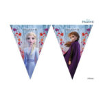Guirlande décorative fanions REINE DES NEIGES 2