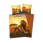 Parure housse de couette+ taie LE ROI LION