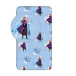 Drap housse REINE DES NEIGES 2 (bleu)