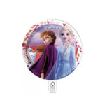 8 assiettes à jeter REINE DES NEIGES 2 (23cm)