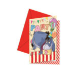 6 cartes d'invitation + enveloppes WINNIE L'OURSON