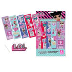 5 feuilles de stickers LOL SURPRISE