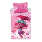 Parure housse de couette+taie TROLLS (1P-coton)