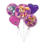 Bouquet de ballons 5pcs Stella PATPATROUILLE