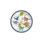 8 assiettes à jeter DINOSAURE
