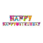 Guirlande décorative Happy Birthday BARBIE FASHION