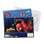 Bloc à dessin 30 feuilles + autocollants SPIDERMAN