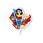 Bougie d'anniversaire 3D HERO GIRLS