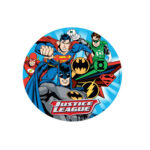 Disque décoratif pour gâteau JUSTICE LEAGUE