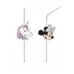 6 pailles MINNIE LICORNE