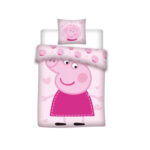 Parure de lit (pour berceau) PEPPA PIG (rose)