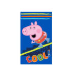 Serviette à mains PEPPA PIG (bleu)