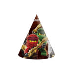 6 chapeaux de fête LEGO NINJAGO
