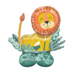 Ballon aluminium géant Lion JUNGLE & SAFARI