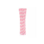 24 pailles rose
