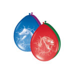 6 ballons latex DINOSAURE