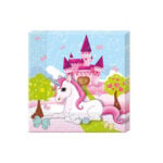 20 serviettes à jeter LICORNE MAGIQUE