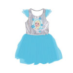 Robe Elsa REINE DES NEIGES (9ans-bleu)