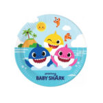 8 assiettes à jeter BABY SHARK