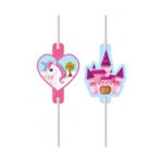 4 pailles LICORNE MAGIQUE