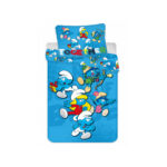 Parure de lit (pour berceau) SCHTROUMPFS