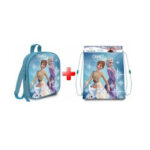 Sac d'école + sac à piscine assorti REINE DES NEIGES 2