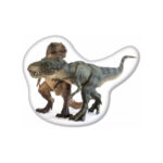 Coussin 3D DINOSAURE (blanc)