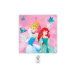 20 serviettes à jeter PRINCESSES DISNEY "Live your story"