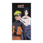 Drap de bain NARUTO (polyester-noir)