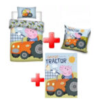 Ensemble (pour lit à barreau) Georges PEPPA PIG