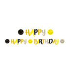 Guirlande décorative Happy Birthday SMILEY