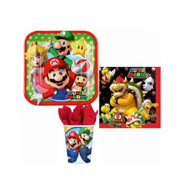 kit eco 18 Kit éco SUPER MARIO pour 8 enfants – Image 1