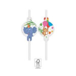 4 pailles JUNGLE Balloon